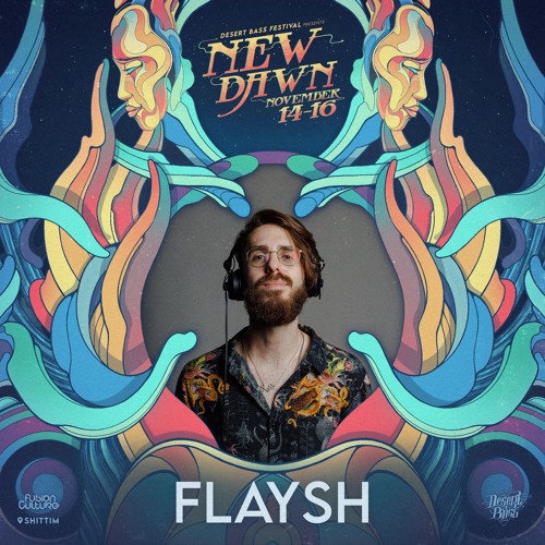 New Dawn, live at Desert Bass, artwork